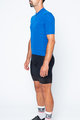 CASTELLI Kurzarm Radtrikot und Shorts - CLASSIFICA II - Blau/Schwarz