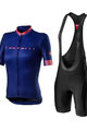 CASTELLI Kurzarm Fahrradtrikot - GRADIENT LADY - Lila/Rosa/Schwarz