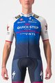 CASTELLI Kurzarm Fahrradtrikot - QUICK-STEP 2022 COMPETIZIONE - Blau/Weiß