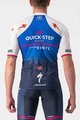 CASTELLI Kurzarm Fahrradtrikot - QUICK-STEP 2022 COMPETIZIONE - Blau/Weiß