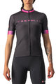 CASTELLI Kurzarm Radtrikot und Shorts - GRADIENT LADY - Schwarz/Rosa