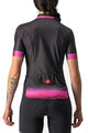 CASTELLI Kurzarm Radtrikot und Shorts - GRADIENT LADY - Schwarz/Rosa