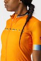 CASTELLI Kurzarm Fahrradtrikot - GRADIENT LADY - Orange