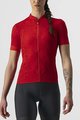 CASTELLI Kurzarm Fahrradtrikot - PROMESSA J. LADY - Rot