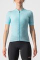 CASTELLI Kurzarm Radtrikot und Shorts - PROMESSA J. LADY - Schwarz/Hellblau