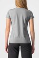 CASTELLI Kurzarm Fahrrad-Shirt - SPRINTER W TEE LADY - Grau