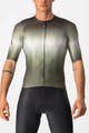 CASTELLI Kurzarm Fahrradtrikot - AERO RACE 6.0 - Anthrazit/Grün