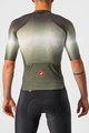 CASTELLI Kurzarm Fahrradtrikot - AERO RACE 6.0 - Anthrazit/Grün