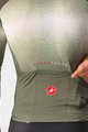 CASTELLI Kurzarm Fahrradtrikot - AERO RACE 6.0 - Anthrazit/Grün