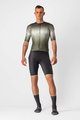 CASTELLI Kurzarm Fahrradtrikot - AERO RACE 6.0 - Anthrazit/Grün