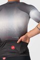 CASTELLI Kurzarm Fahrradtrikot - AERO RACE 6.0 - Grau/Schwarz/Weiß