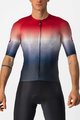 CASTELLI Kurzarm Fahrradtrikot - AERO RACE 6.0 - Rot/Weiß/Blau