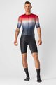 CASTELLI Kurzarm Fahrradtrikot - AERO RACE 6.0 - Rot/Weiß/Blau