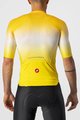 CASTELLI Kurzarm Fahrradtrikot - AERO RACE 6.0 - Gelb/Weiß