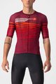 CASTELLI Kurzarm Fahrradtrikot - CLIMBER'S 3.0 - Rot/bordeaux