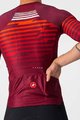 CASTELLI Kurzarm Fahrradtrikot - CLIMBER'S 3.0 - Rot/bordeaux