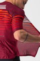 CASTELLI Kurzarm Fahrradtrikot - CLIMBER'S 3.0 - Rot/bordeaux