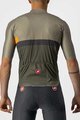 CASTELLI Kurzarm Fahrradtrikot - A BLOCCO - Grau/Orange/Grün