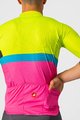 CASTELLI Kurzarm Fahrradtrikot - A BLOCCO  - Schwarz/Rosa/Blau/Gelb