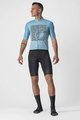 CASTELLI Kurzarm Fahrradtrikot - BAGARRE - Blau