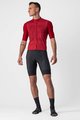 CASTELLI Kurzarm Fahrradtrikot - BAGARRE  - Rot