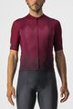 CASTELLI Kurzarm Radtrikot und Shorts - A TUTTA - Schwarz/bordeaux