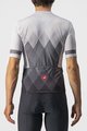 CASTELLI Kurzarm Radtrikot und Shorts - A TUTTA - Anthrazit/Schwarz/Grau/Weiß