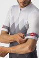 CASTELLI Kurzarm Fahrradtrikot - A TUTTA - Weiß/Grau