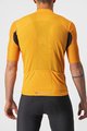 CASTELLI Kurzarm Radtrikot und Shorts - ENDURANCE ELITE - Orange/Schwarz