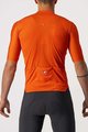 CASTELLI Kurzarm Fahrradtrikot - PROLOGO VII - Elfenbein/Schwarz/Orange