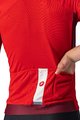 CASTELLI Kurzarm Fahrradtrikot - ENTRATA VI - bordeaux/Rot