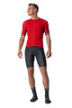 CASTELLI Kurzarm Fahrradtrikot - ENTRATA VI - bordeaux/Rot