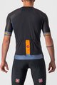 CASTELLI Kurzarm Fahrradtrikot - ENTRATA VI - Blau/Orange/Schwarz