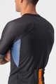 CASTELLI Kurzarm Fahrradtrikot - ENTRATA VI - Blau/Orange/Schwarz