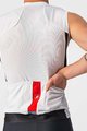 CASTELLI Ärmelloses Fahrradtrikot - ENTRATA VI - Elfenbein