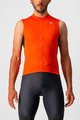 CASTELLI Ärmelloses Fahrradtrikot - ENTRATA VI - Grau/Orange