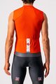 CASTELLI Ärmelloses Fahrradtrikot - ENTRATA VI - Grau/Orange