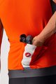 CASTELLI Ärmelloses Fahrradtrikot - ENTRATA VI - Grau/Orange