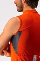 CASTELLI Ärmelloses Fahrradtrikot - ENTRATA VI - Grau/Orange