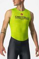 CASTELLI Ärmelloses Fahrrad-Shirt - PRO MESH BL - Gelb