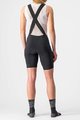 CASTELLI Kurze Fahrradhose mit Trägern - ENDURANCE LADY  - Schwarz