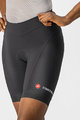 CASTELLI Fahrradshorts ohne Träger - ENDURANCE LADY - Schwarz