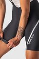 CASTELLI Kurze Fahrradhose mit Trägern - VELOCISSIMA 3 LADY - Schwarz