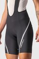 CASTELLI Kurze Fahrradhose mit Trägern - VELOCISSIMA 3 LADY - Schwarz