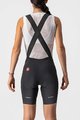 CASTELLI Kurze Fahrradhose mit Trägern - VELOCISSIMA 3 LADY - Schwarz