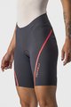 CASTELLI Fahrradshorts ohne Träger - VELOCISSIMA 3 LADY - Grau/Silber/Rosa