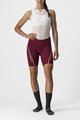 CASTELLI Fahrradshorts ohne Träger - VELOCISSIMA 3 LADY - bordeaux