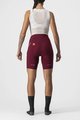 CASTELLI Fahrradshorts ohne Träger - VELOCISSIMA 3 LADY - bordeaux