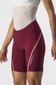 CASTELLI Fahrradshorts ohne Träger - VELOCISSIMA 3 LADY - bordeaux