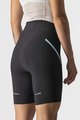 CASTELLI Fahrradshorts ohne Träger - VELOCISSIMA 3 LADY - Schwarz/Hellblau